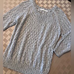 Grey women’s 3/4 length sleeve sweater M